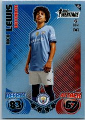 fotbalová kartička 2024-25 Topps Match Attax UEFA Club Competitions Topps Heritage 442 Rico Lewis (Manchester City)