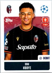 2024-25 Topps Champions League 123 Dan Ndoye (Bolonia FC 1909)