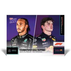 kartička Formule 1 Topps Now 2021 78 Lewis Hamilton - Max Verstappen  369.5 Point