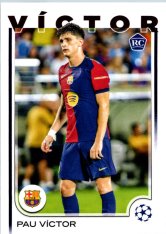 fotbalová kartička 2024-25 Topps UEFA Club Competitions Flagship 16 Pau Víctor RC FC Barcelona