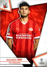 Fotbalová kartička 2023-24 Topps Superstars UEFA Club Competitions 119 Ricardo Pepi (PSV Eindhoven)
