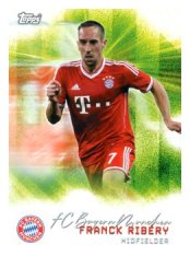 fotbalová kartička 2025-26 Topps Team set FC Bayern Munchen Pitch Pursuits PP-6 Franck Ribéry
