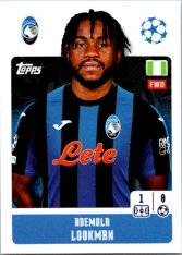 2024-25 Topps Champions League 86 Ademola Lookman (Atalanta BC)