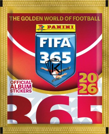 Panini FIFA 365 2026 Balíček Samolepek