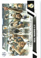 Fotbalová kartička 2022-23 Topps UEFA Club Competitions 125 Real Madrid C.F. - Title Winners