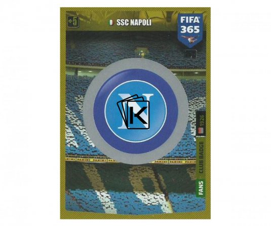 Fotbalová kartička Panini FIFA 365 – 2020 Znak SSC Napoli