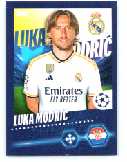 2020-21 Topps Champions League samolepka Luka Modric Real Madrid CF