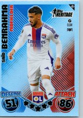 fotbalová kartička 2024-25 Topps Match Attax UEFA Club Competitions Topps Heritage 461 Saïd Benrahma (Olympique Lyonnais)