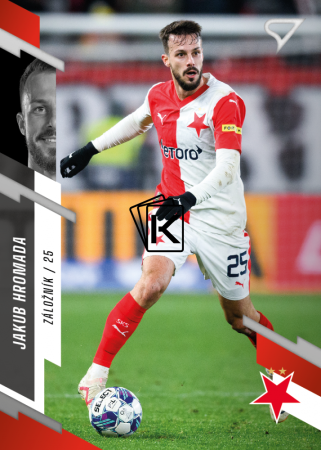 fotbalová kartička 2023-24 SportZoo Fortuna Liga 222 Jakub Hromada SK Slavia Praha