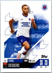 fotbalová kartička 2024-25 Topps Match Attax UEFA Club Competitions 387 Cyriel Dessers (Rangers FC)