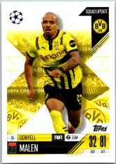 Fotbalová kartička 2024-25 Topps Match Attax EXTRA UEFA Club Competitions Squad Update 25.  Donyell Malen (Borussia Dortmund)