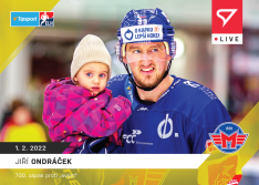 Hokejová kartička SportZoo 2021-22 Live L-094 Jiří Ondráček HC Motor České Budějovice /44