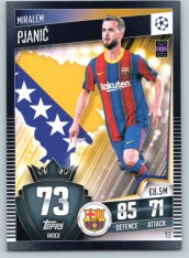 fotbalová kartička 2020-21 Topps Match Attax 101 Champions League 73 Miralem Pjanić FC Barcelona