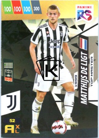 fotbalová kartička Panini Adrenalyn XL FIFA 365 2022 RS Top Master Mathijs De Ligt Juventus