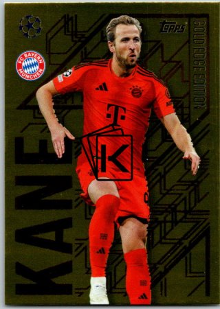 fotbalová kartička 2024-25 Topps Match Attax UEFA Club Competitions Topps Gold Edge Edition GE6 Harry Kane (FC Bayern München)