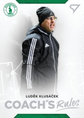 fotbalová kartička SportZoo 2020-21 Fortuna Liga Serie 2 Coach ´s Rules CR04 Luděk Klusáček Bohemians Praha