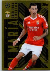 Fotbalová kartička 2024-25 Topps Match Attax EXTRA UEFA Club Competitions Gold Edge Edition GOL 9.  Ángel Di Maria (SL Benfica)