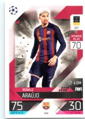 Fotbalová kartička 2022-23 Topps Match Attax UCL 143 Ronald Araujo - FC Barcelona