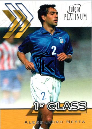 2001 Futera Platinum 1st Class 21 Alessandro Nesta