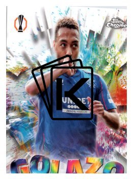 fotbalová kartička 2024-25 Topps Chrome Golazo 8  - Cyriel Dessers