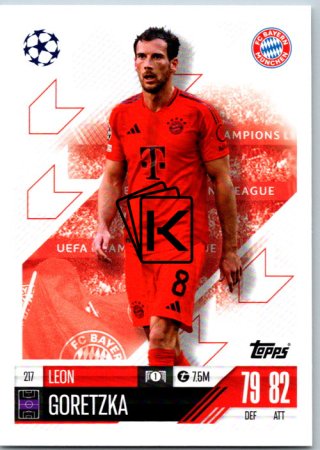 fotbalová kartička 2024-25 Topps Match Attax UEFA Club Competitions 217 Leon Goretzka (FC Bayern München)
