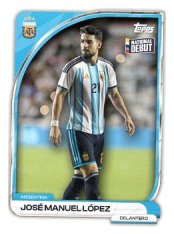 fotbalová kartička 2026 Topps 15 José Manuel López (Argentina)