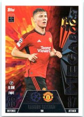 2023-24 Topps Match Attax EXTRA UEFA Club Competition Mega Boost 186 Rasmus Højlund (Manchester United)