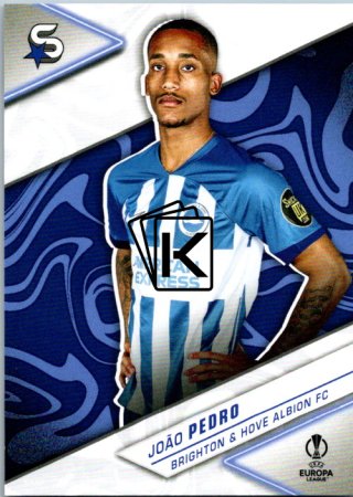 Fotbalová kartička 2023-24 Topps Superstars UEFA Club Competitions 36 João Pedro (Brighton & Hove Albion)