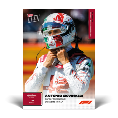 kartička Formule 1 Topps Now 2021 035 Antonio Giovinazzi Alfa Romeo
