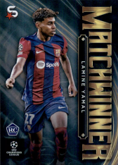 Fotbalová kartička 2023-24 Topps Superstars UEFA Club Competitions Matchwinner MW-09 Lamine Yamal (FC Barcelona) RC
