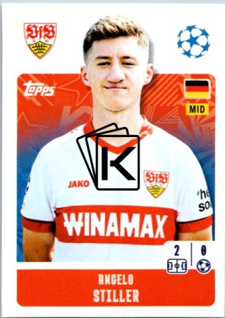 2024-25 Topps Champions League 385 Angelo Stiller (VfB Stuttgart)