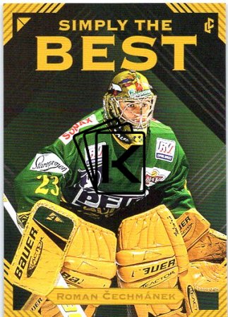 Legendary Cards Simply The Best 11 Roman Čechmánek 1998 HC Petra Vsetín