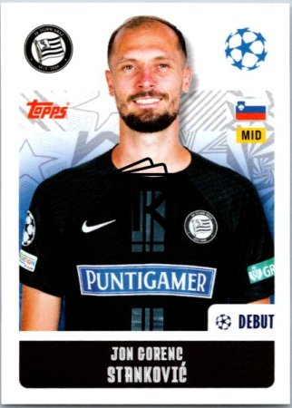 2024-25 Topps Champions League 337 Jon Gorenc Stanković (SK Sturm Graz)