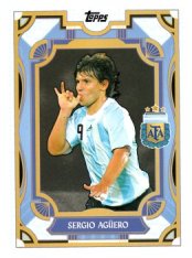 fotbalová kartička 2024-25 Topps Argentina Argentine Tango 40 Sergio Agüero