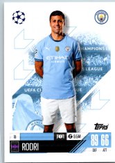 fotbalová kartička 2024-25 Topps Match Attax UEFA Club Competitions 18 Rodri (Manchester City)