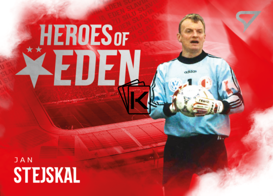 2025-26 SportZoo SK Slavia Praha Heroes of Eden HE-14 Jan Stejskal
