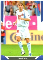 fotbalová kartička 2022 Pro Arena Repre v srdcích Blue Series 16 Tomáš Jun