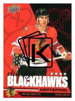2025-26 Upper Deck Centennial Chicago Blackhawks 35 Darcy Rota