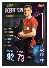 Fotbalová kartička 2019-2020 Topps Match Attax Champions League Super Squad Andrew Robertson SS3 FC Liverpool