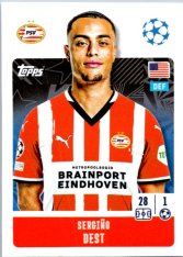2024-25 Topps Champions League 300 Sergiño Dest (PSV Eindhoven)