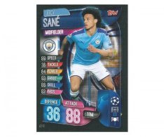 Fotbalová kartička 2019-2020  Topps Champions League Match Attax - Manchester City - Laroy Sané 10