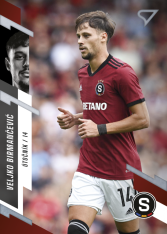 fotbalová kartička 2023-24 SportZoo Fortuna Liga 12 Veljko Birminčevič AC Sparta Praha