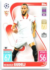 fotbalová kartička 2021-22 Topps Match Attax UEFA Champions 252 Nemanja Gudelj Sevilla FC