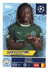 2025-26 Topps Champions League  Manchester City 310 Jérémy Doku