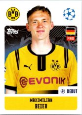 2024-25 Topps Champions League 135 Maximilian Beier (Borussia Dortmund) Debut
