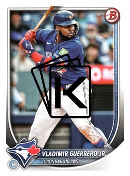 Baseballová karta 2025 Bowman 27 Vladimir Guerrero Jr., Toronto Blue Jays