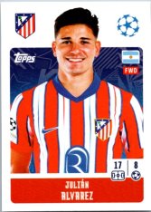 2024-25 Topps Champions League 99 Julián Álvarez (Atlético de Madrid)