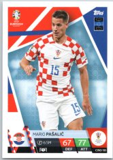 fotbalová karta Topps Match Attax EURO 2024 CRO10 Mario Pašalić (Croatia)