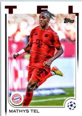 fotbalová kartička 2024-25 Topps UEFA Club Competitions Flagship 179 Mathys Tel FC Bayern Munchen
