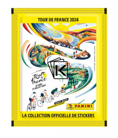 2024 Panini Tour de France 2x Box samolepek (36 balíčků) + Album zdarma